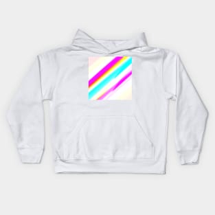 blue pink yellow white abstract texture Kids Hoodie